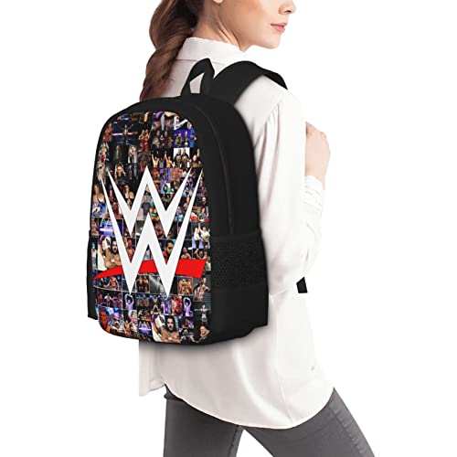 Huaili Backpack Laptop School Backpack Travel Bag 17inch, Black, One Size Multicolour