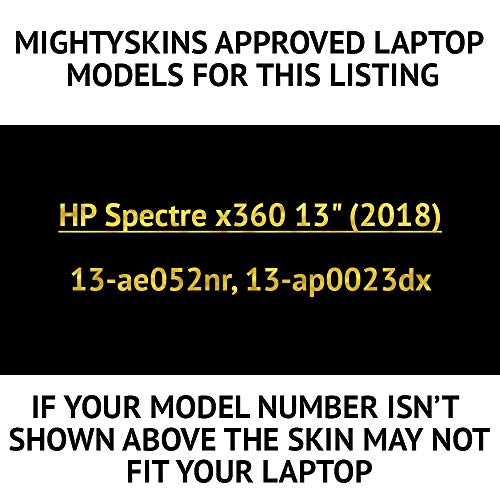 MightySkins Skin Compatible With HP Spectre x360 13" (2018) - Midnight Blossom | Protective, Durable, and Unique Vinyl Decal wrap cover | Easy To Apply, Remove, and Change Styles | Made in the USA