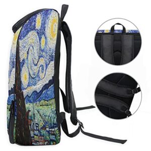 Travel Backpack Van Gogh The Starry Night Beach Gym Backpack For Men Or Women Outdoor Sports Big Carry On Bag