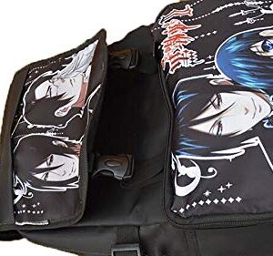 HAMIQI Anime Style Cosplay Black Butler Backpack Young Teens School Bag Fashion Casual Backpack Laptop Book Bag