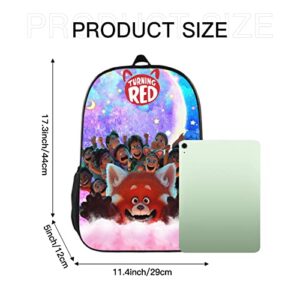 Cartoon Backpack17 Inches Simple And Lightweight Casual School Backpack Teen Boy Girl Schoolbag One Size