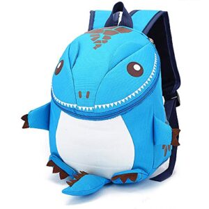 hanze dinosaur backpack toddler kids child cute fashion waterproof 3d cartoon bag for boys and girls toddlers, blue…