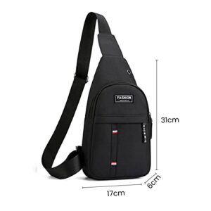 Waterproof Sling Bag Crossbody Backpack for Men Women, Sling Backpack Anti Theft Backpack for Traveling Chest Bag