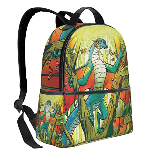 Wings-Of Fire Poster Lightweight Daypack Backpack Student School Bag Shoulders Satchel Bookbag Knapsack