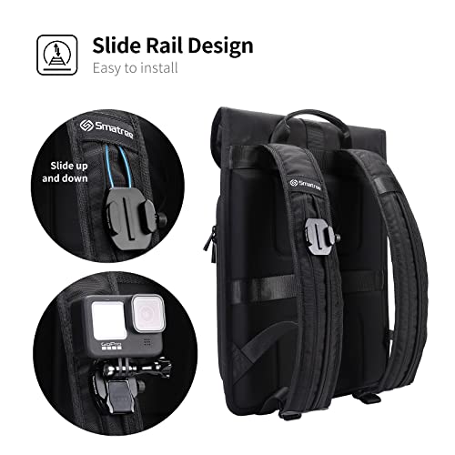 Smatree Waterproof Carrying Backpack for DJI Mini 3 Pro, Hard Shell Travel Bag for DJI Mini3 Pro Drone Accessories and Gopro Hero 10/9/8/7/6/5(Only Backpack)