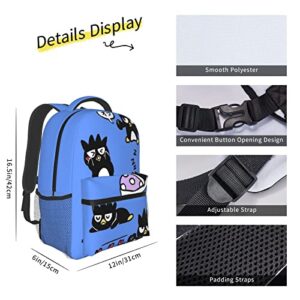 Cartoon Backpack Bookbags Daypack Badtz-Maru Laptop Bookbag Shoulder Travel Sports Hiking Camping Daypack For Men Women