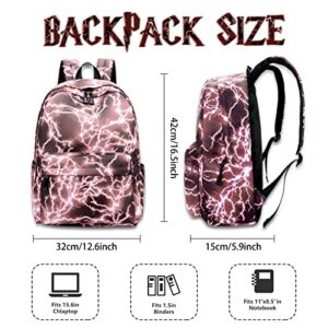 Starry Blue Laptop Bookbag for Men Waterproof Travel Bag Backpack for School Boys 16.5 inch