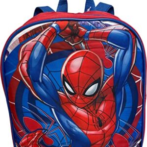 Ruz Spider-Man Toddle Boy 12 Inch Mini Backpack (Red-Blue)