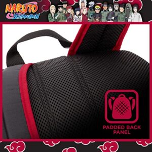 Concept One Naruto 13 Inch Sleeve Laptop Backpack, Padded Computer Bag for Commute or Travel, Akatsuki Itachi, One Size