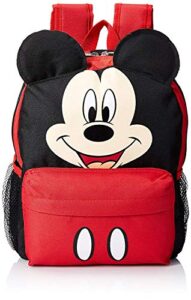 disney mickey mouse smiley face and ears kids 12″ backpack