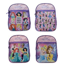 pompin bags disney princess interchangeable kids backpack | disney princess backpack – includes (2) double sided image panels for 4 unique looks
