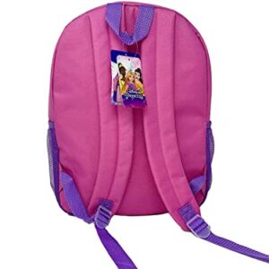 POMPIN Bags Disney Princess Interchangeable Kids Backpack | Disney Princess Backpack - Includes (2) Double Sided Image Panels For 4 Unique Looks