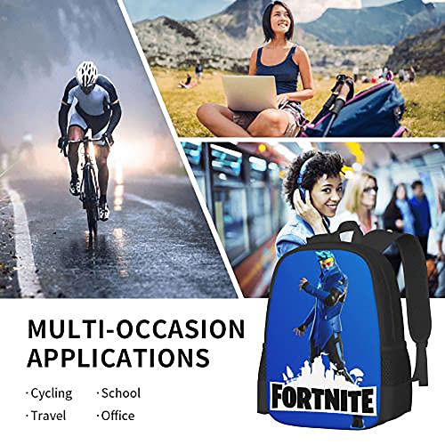 ohlcgin Fortnite Backpack Anime Game Backpack For Boys Unisex Cartoon Backpack For Teenagers Boys Backpack Girls Backpack Casual Daypack Travel Backpack Teen Bookbags Durable Backpacks 17 Inch