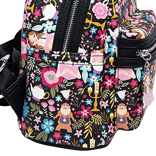 Loungefly Disney Beauty and the Beast Belle Floral Backpack