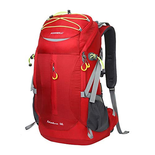 LOCALLION 40L Hiking Backpack Large Capacity Camping Daypacks Lightweight Travel Backpacks for Men Women