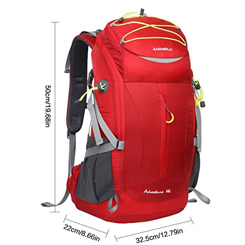 LOCALLION 40L Hiking Backpack Large Capacity Camping Daypacks Lightweight Travel Backpacks for Men Women