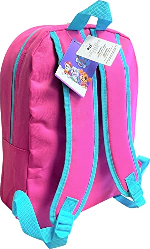 Ruz Paw Patrol Girls 15" School Backpack (Puink-Aqua Blue)