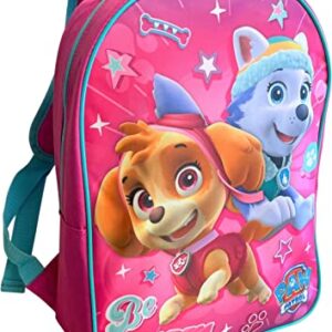 Ruz Paw Patrol Girls 15" School Backpack (Puink-Aqua Blue)