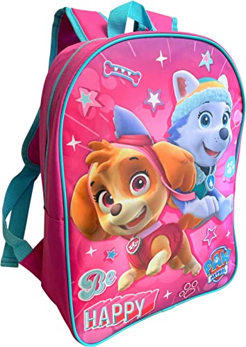 Ruz Paw Patrol Girls 15" School Backpack (Puink-Aqua Blue)