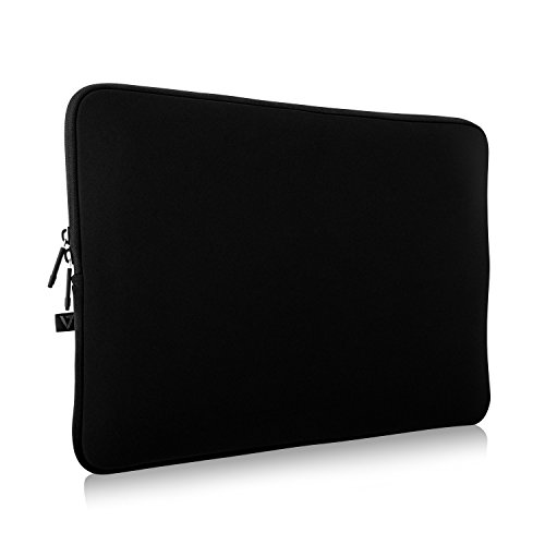 V7 16" Water-Resistant Neoprene Laptop Sleeve for Laptops up to 16 in - CSE16-BLK-3N, Black