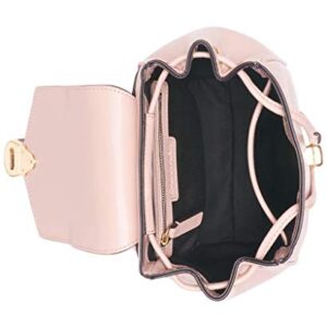 Calvin Klein Soft Lock Lamb Leather Small Convertible Backpack & Crossbody, Pale Rose