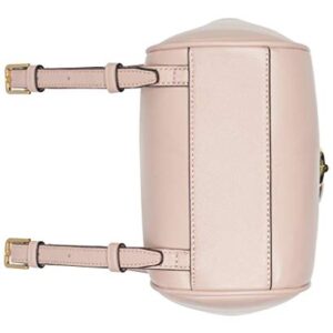 Calvin Klein Soft Lock Lamb Leather Small Convertible Backpack & Crossbody, Pale Rose