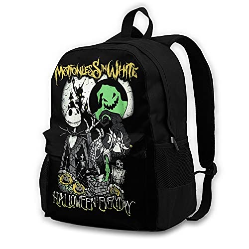 MORGAN MYERS, Backpack School Backpack College Daypack Book Bag Computer Bag Laptop Travel Backpack For Men And Women, Black