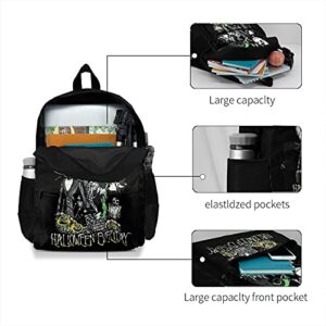 MORGAN MYERS, Backpack School Backpack College Daypack Book Bag Computer Bag Laptop Travel Backpack For Men And Women, Black