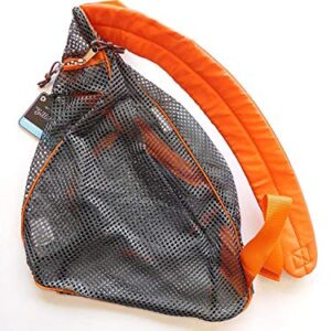 Eastsport Orange Sporty Mesh Trap Single Strap Backpack