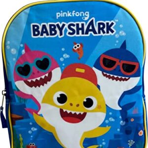 Baby Shark 11" Mini Backpack (Blue)