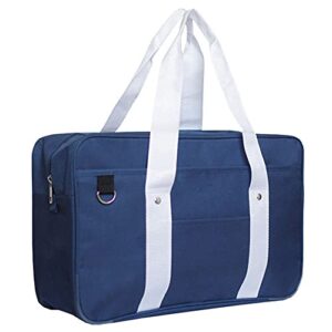 newzeroin japanese school bag handbag anime backpack, cosplay backpack high school jk uniform bag, commuter uniform shoulder bags (blue)