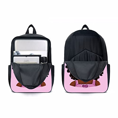 DSWEFGY African Women Backpack 16Inch Laptop Backpack Cute Lightweight Waterproof Bookbag Gifts For Teens Picnic Travel