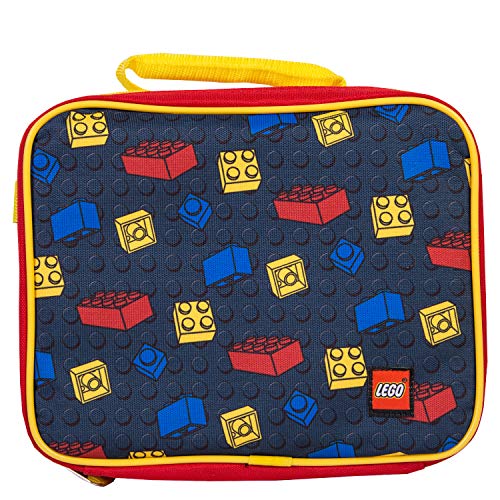 LEGO Classic Backpack Combo Set - Lego Boys 2 Piece Backpack Set - Back to School Allover Knapsack Set - Backpack & Lunch Kit (Multicolored)