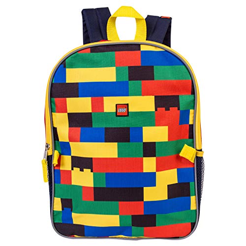 LEGO Classic Backpack Combo Set - Lego Boys 2 Piece Backpack Set - Back to School Allover Knapsack Set - Backpack & Lunch Kit (Multicolored)