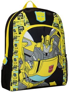 transformers kids backpack yellow bumblebee