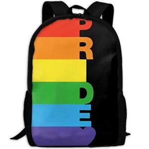 gay pride rainbow bisexual unique outdoor shoulders bag fabric backpack multipurpose daypacks for adult