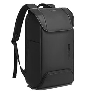 laptop backpack smart trendy fashion durable 21 liters capacity unisex oxford material backpack with anti_theft waterproof usb 1.37kg weight 15.6 in laptop bag for business travel college school-black