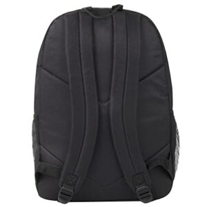 Multi Pocket School Backpacks for Boys, Colorful School and Travel Backpacks with Padded Straps, Side Pockets (Black)