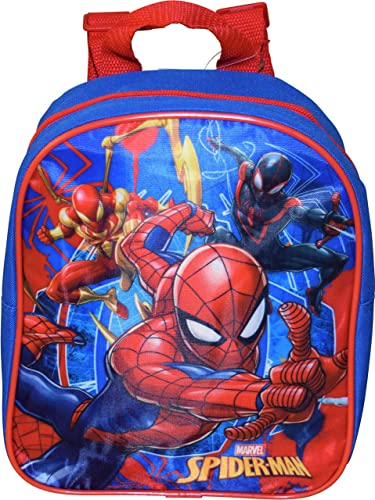 Ruz Spider-Man 10" Mini Backpack Blue-red