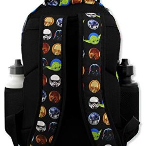 Star Wars Boy's Girl's Adult's 16 Inch School Backpack (One Size, Black)