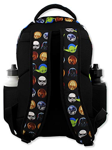 Star Wars Boy's Girl's Adult's 16 Inch School Backpack (One Size, Black)