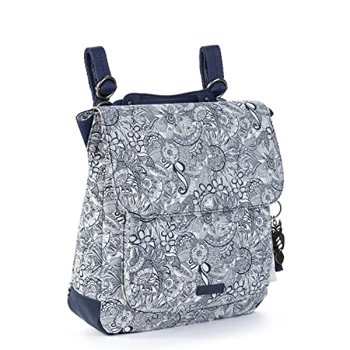 Sakroots Women's Olympic Convertible Backpack, Navy Spirit Desert, One Size