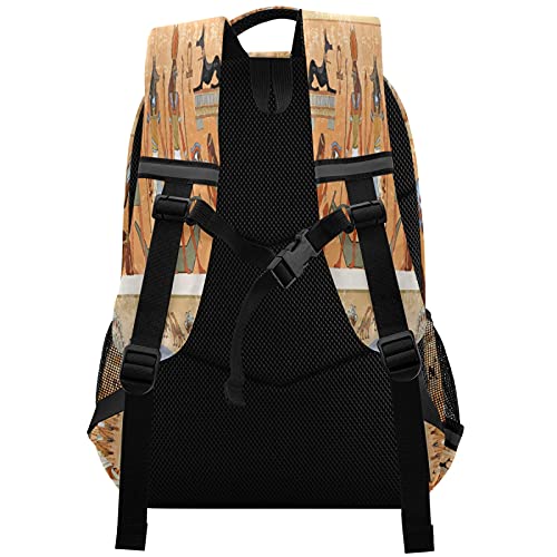 xigua Egyptian Tribal Life Printing Backpack Casual Daypacks- Lightweight School Bag