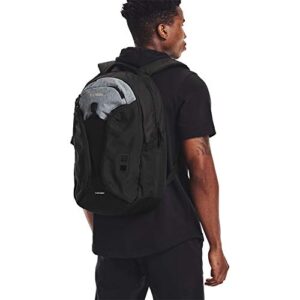 under armour men’s contender 2.0 backpack , black (003)/metallic faded gold , one size fits all