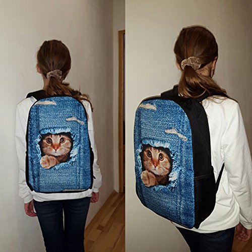 Showudesigns"Follow Your Dreams" School Bag Shoulder Backpack for Kids Boys Girls Sloth Book Bag with Zipper