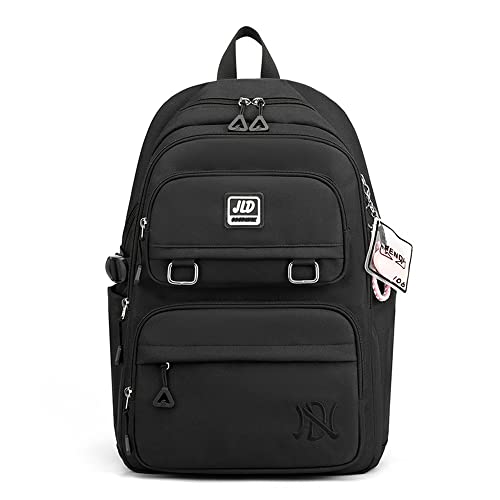 Girls Large-capacity Backpack Middle Elementary School Casual Bookbag Kids Outdoor Travel bag Solid Color Daypack for Teens