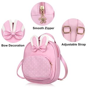 Little Girls Pink Travel Backpack Cartoon Mini Mouse Backpack Small Kids Backpack Purse Cute Children Toddler Backpack Gift