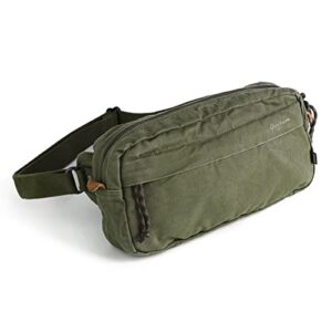 gootium men’s crossbody pack – canvas daily essentials sling bag small shoulder backpack, olive