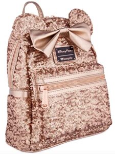 disney parks exclusive – loungefiy mini backpack – rose gold