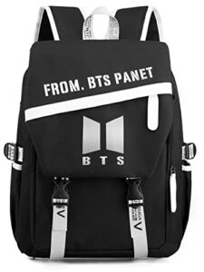 korean laptop backpacks daypack black casual bags outdoor hiking travel bag for women…